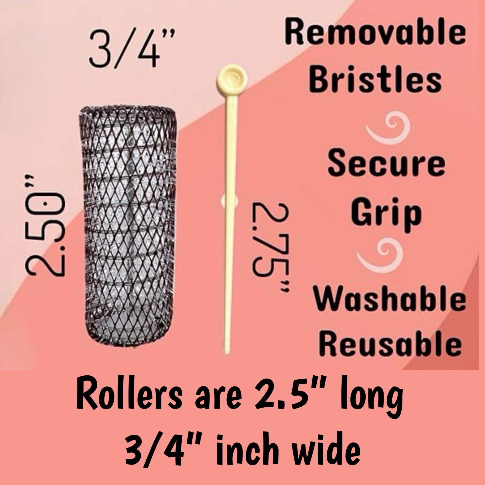 Amazon.com : ALAZCO 14 pc Vintage Style Hair Roller Medium BRUSH